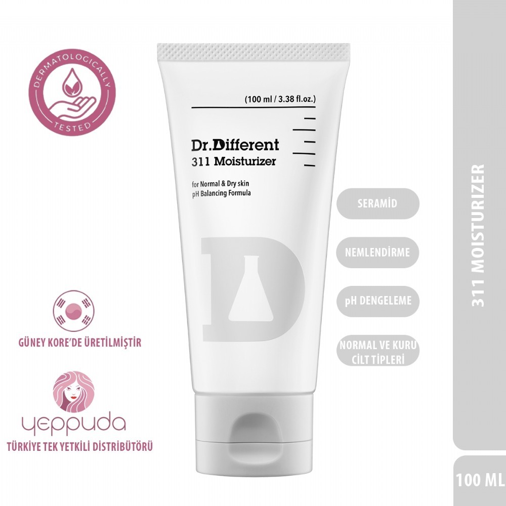 Dr.Different 311 Moisturizer - Kuru ve Normal Cilt Tipleri İçin