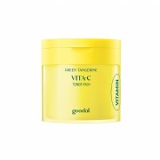 Goodal Green Tangerine Vita C Toner Pad Plus - Yeşil Mandalina Özlü Aydınlatıcı & Leke Karşıtı Tonik Ped