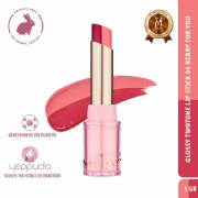 Merythod Glossy Twotone Lip Stick 04 Berry For You - Çift Tonlu Ruj