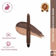 Merythod Twotone Shadow 08 Rustic Brown - Çift Tonlu, Süngerli Far Kalemi